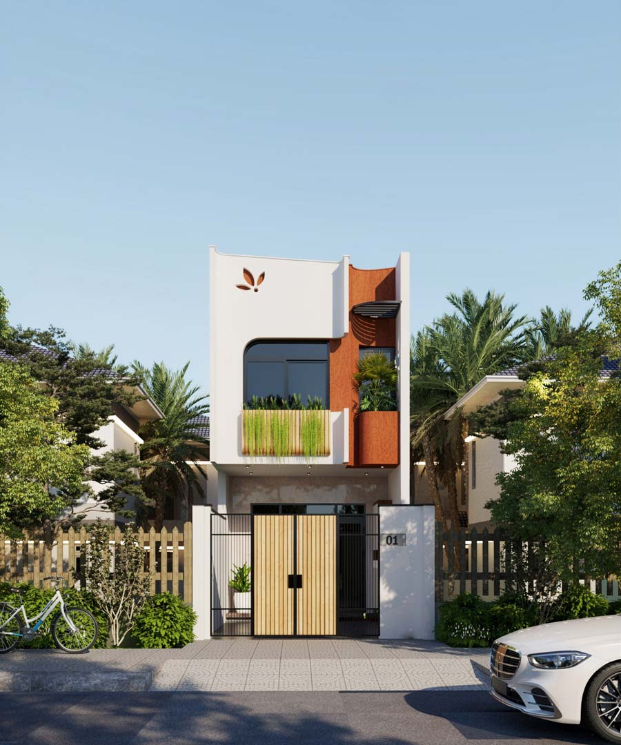 Chi phí hoàn thiện nhà 2 tầng 1 tum 80m2