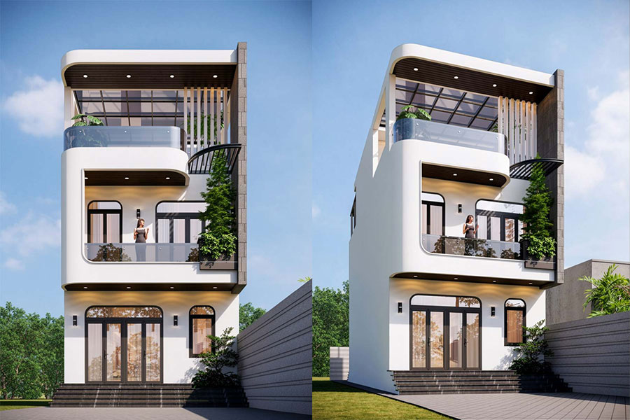 Dự Toán Chi Phí Xây Nhà 2 Tầng 1 Tum 80m2 Chi Tiết Năm 2026