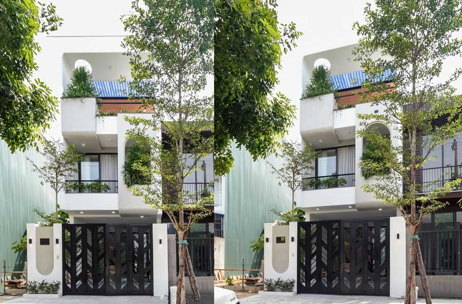Chi phí xây nhà 2 tầng 1 tum mái tôn trọn gói mới nhất