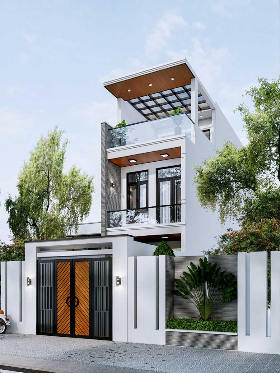 Sử dụng màu sắc và vật liệu hoàn thiện
