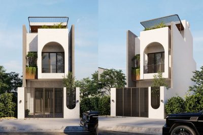 TOP 15+ Mẫu nhà 2 tầng 1 tum 5×20 đẹp, thịnh hành nhất 2026