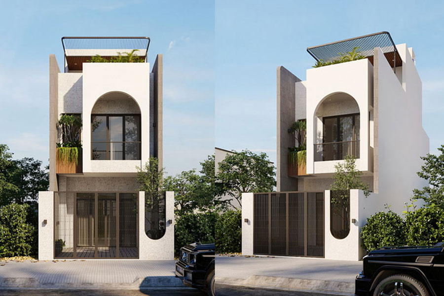 TOP 15+ Mẫu nhà 2 tầng 1 tum 5×20 đẹp, thịnh hành nhất 2026
