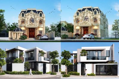 35+ Mẫu nhà 2 tầng mặt tiền 11m đẹp, đáng xây nhất 2026