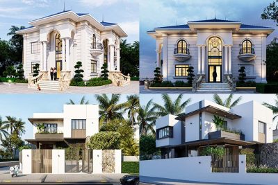 50+ Mẫu nhà 2 tầng mặt tiền 12m đẹp, ấn tượng nhất 2026