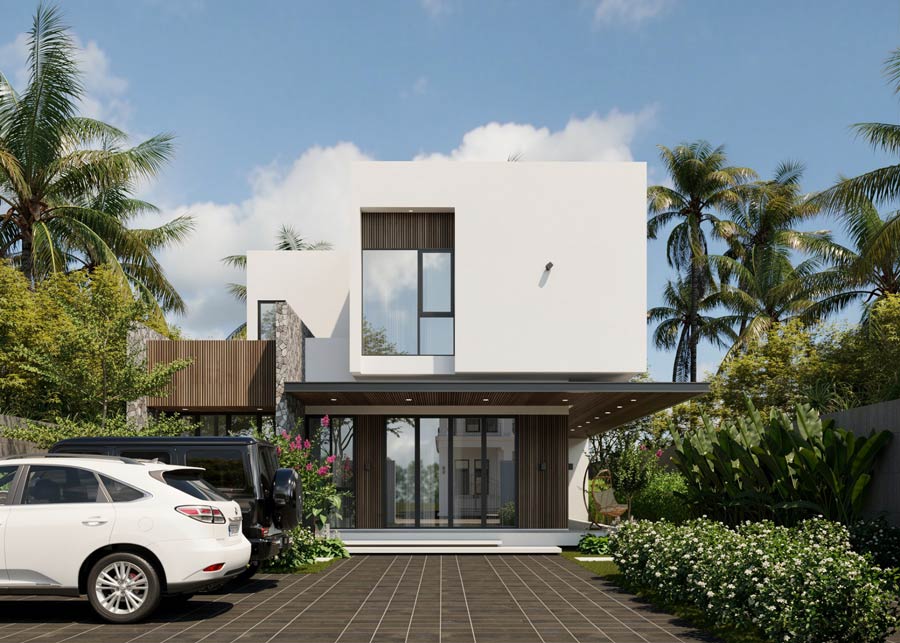 Mẫu thiết kế nhà 2 tầng 12x20m