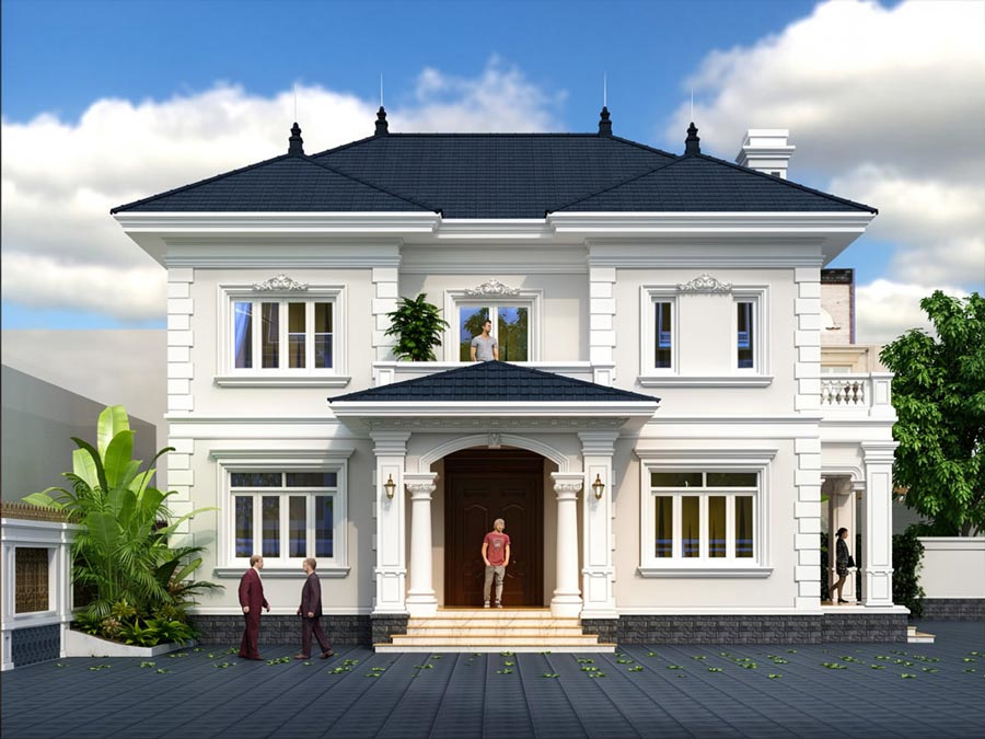 Nhà 2 tầng mặt tiền 12m sâu 8m