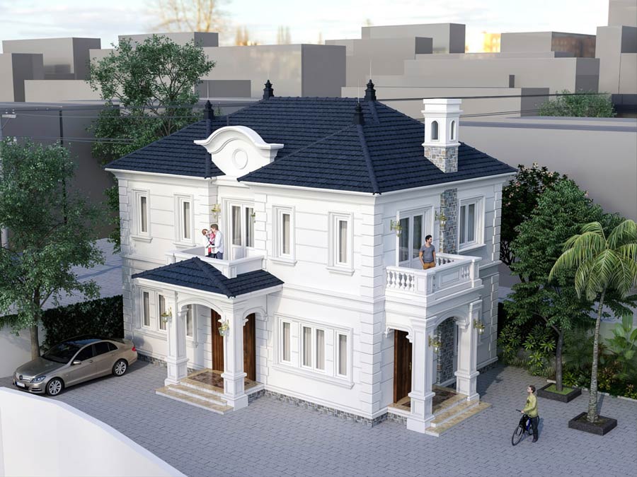 Nhà 2 tầng mặt tiền 12m sâu 8m