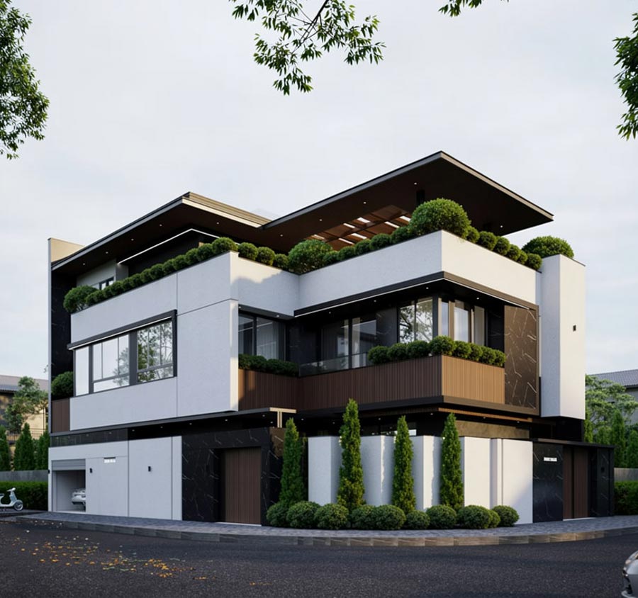 Cân bằng ánh sáng và lưu thông khí giữa các tầng