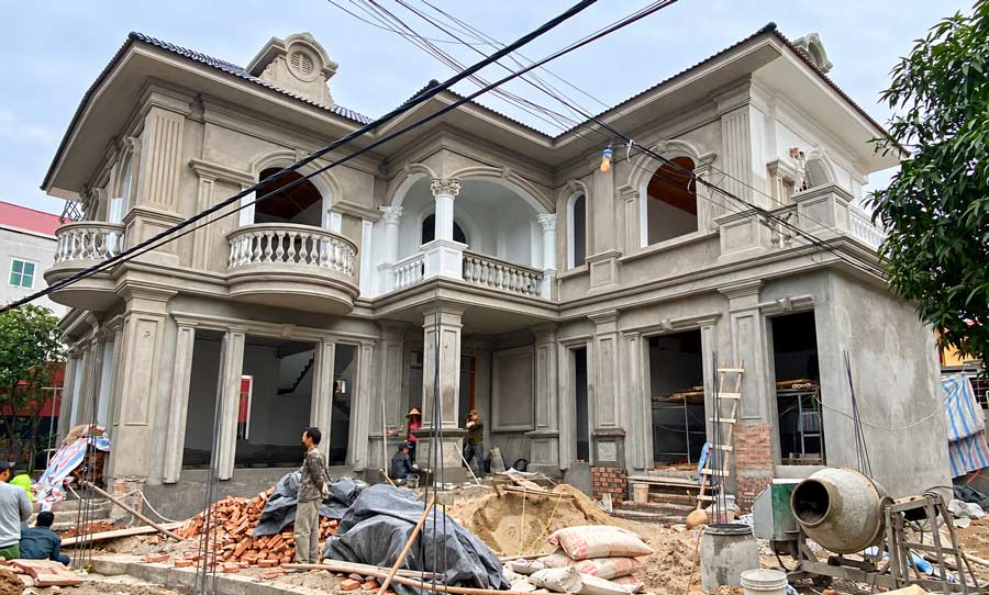 Các yếu tố ảnh hưởng đến chi phí xây nhà 2 tầng 150m2