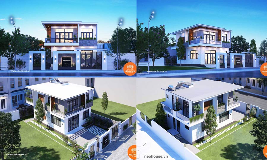 Dự toán chi phí xây nhà 2 tầng 3 phòng ngủ 80m2