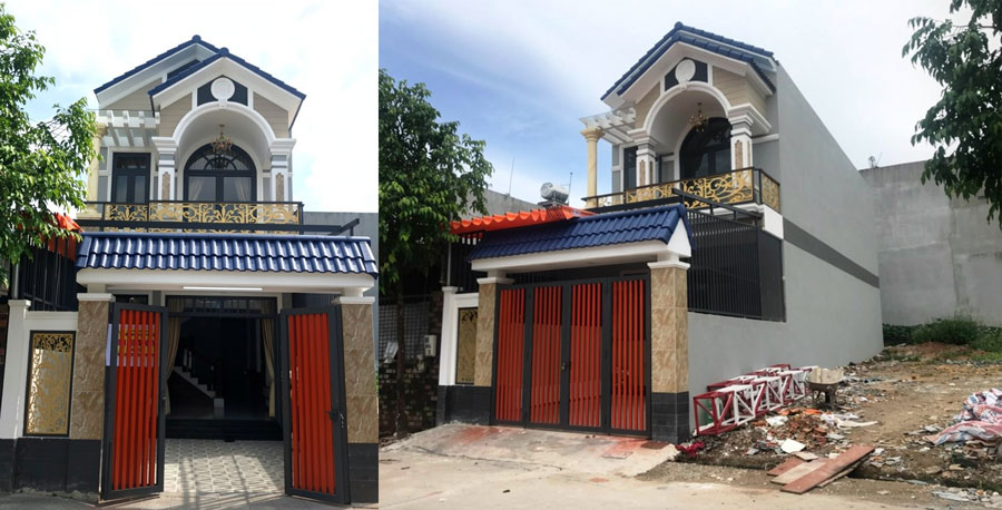Chi phí thi công hoàn thiện kiến trúc nhà 2 tầng 65m2