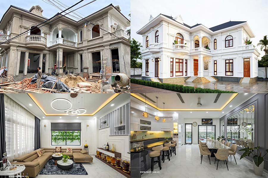Dự toán chi phí xây nhà 2 tầng 150m2 chi tiết năm 2026