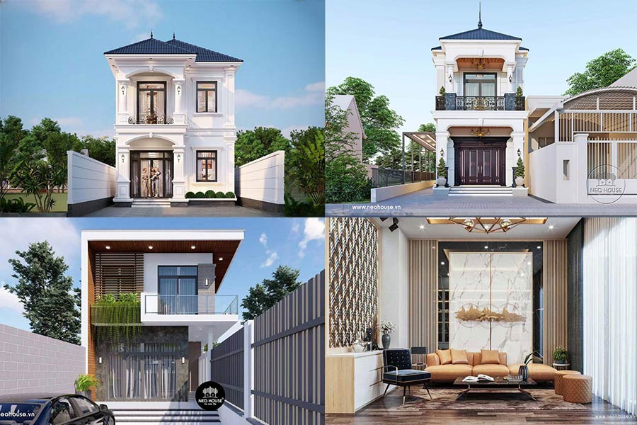 Dự toán chi phí xây nhà 2 tầng 5x20m trọn gói mới nhất 2026