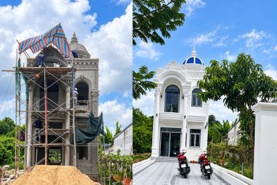 Dự toán chi phí xây nhà 2 tầng 70m2 năm 2026 mới nhất