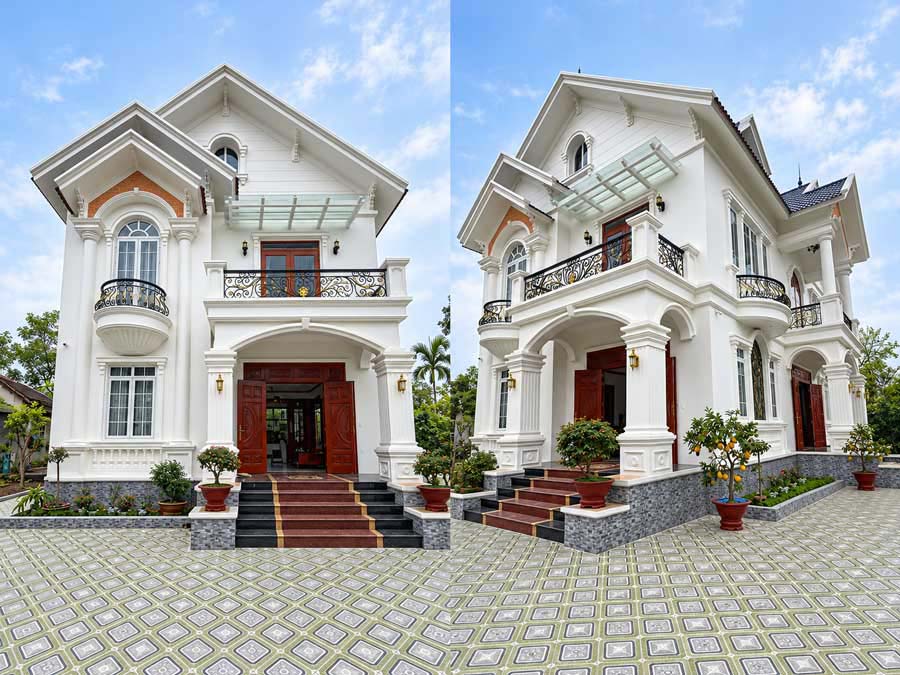Chi phí xây nhà 2 tầng mái Thái trọn gói