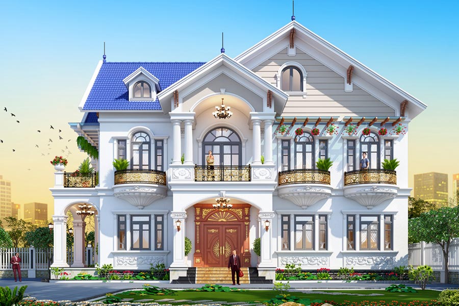 Đặc trưng nổi bật nhà mái Thái 2 tầng 5 phòng ngủ