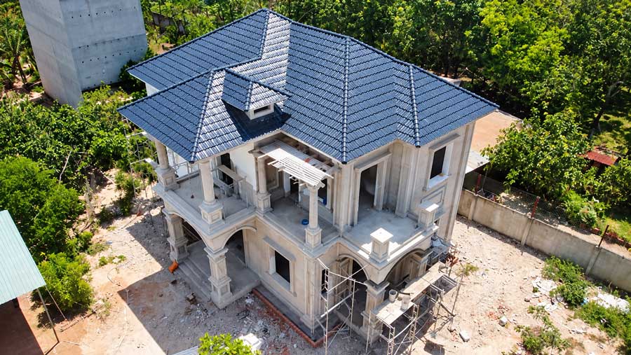Đơn giá thi công phần thô nhà 2 tầng 200m2