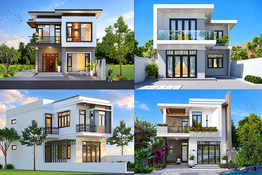 Xây Nhà Chữ L 2 Tầng 400 Triệu: Mẫu Đẹp & Dự Toán Chi Tiết