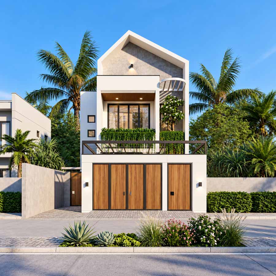 Ưu điểm nổi bật của mẫu nhà 2 tầng 900 triệu